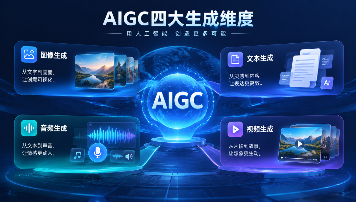 AIGC 工具全景:多模态内容生成的实战打法