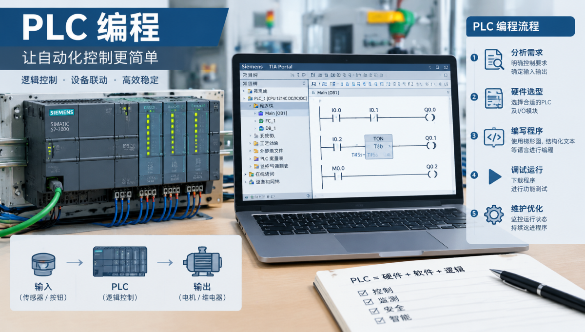 PLC 学习路线图:从零基础到智能工厂复合人才的进阶