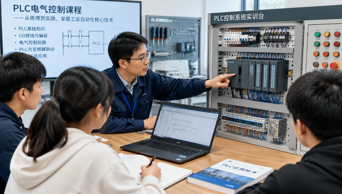 在真实产线上练就硬核技能——PLC与工业机器人专业实训教学侧记