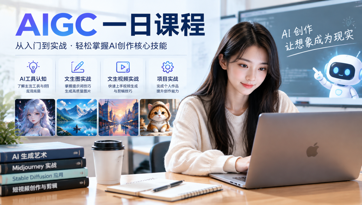 AIGC特训实战课本周六开班!