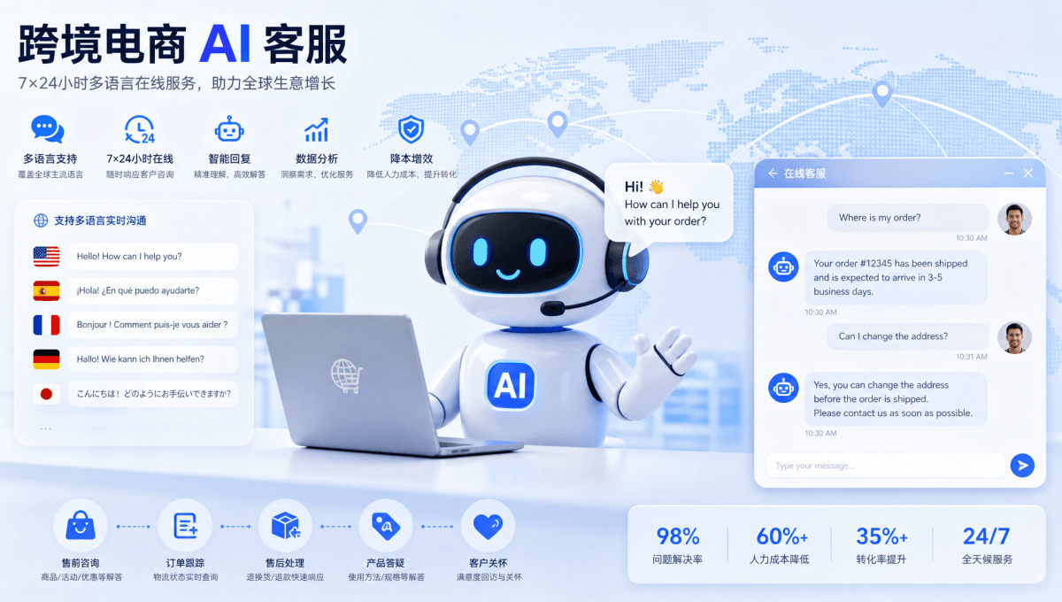智能客服:把时差和人力门槛一起抹平