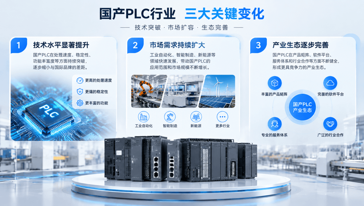 国产PLC加速突围,工业自动化迎来“换芯"窗口期