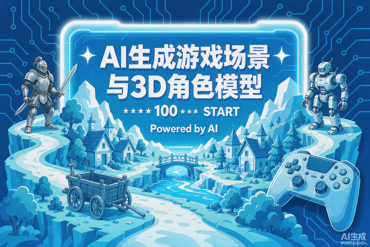 AIGC 闯进游戏与 3D:当“造一个世界"的门槛被往下拽